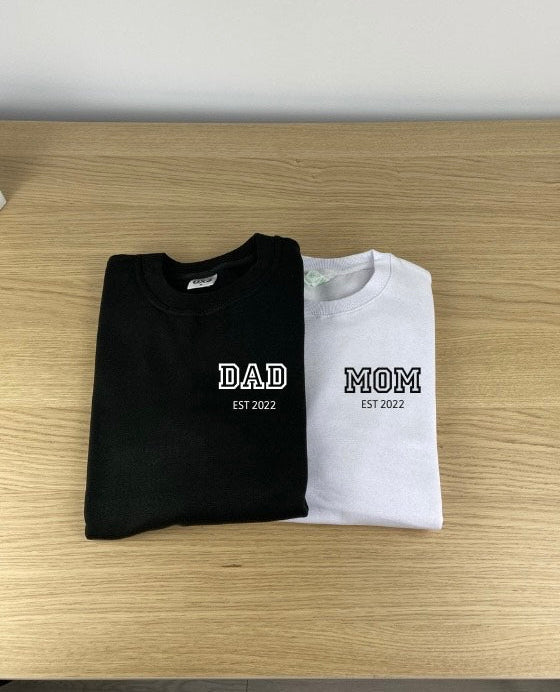 SUDADERAS PERSONALIZADAS MOM/DAD