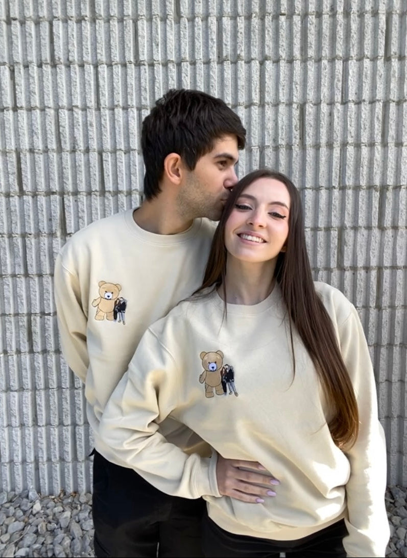 PACK 2 SUDADERAS PERSONALIZADAS CON MISMO DISEÑO
