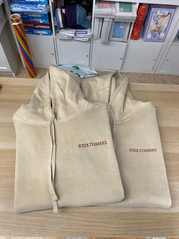 SUDADERAS PERSONALIZADAS CON FECHA