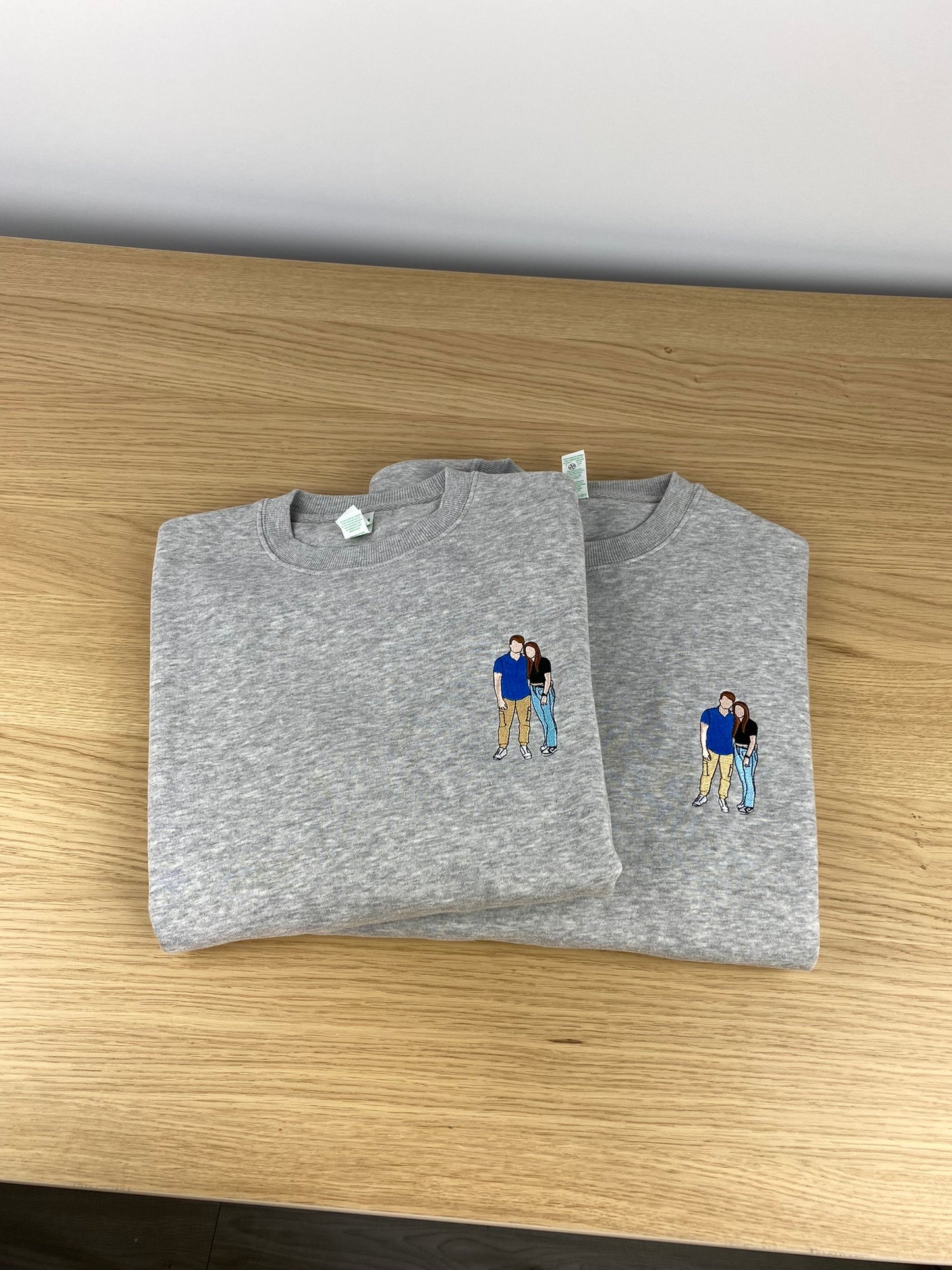 PACK 2 SUDADERAS PERSONALIZADAS CON MISMO DISEÑO