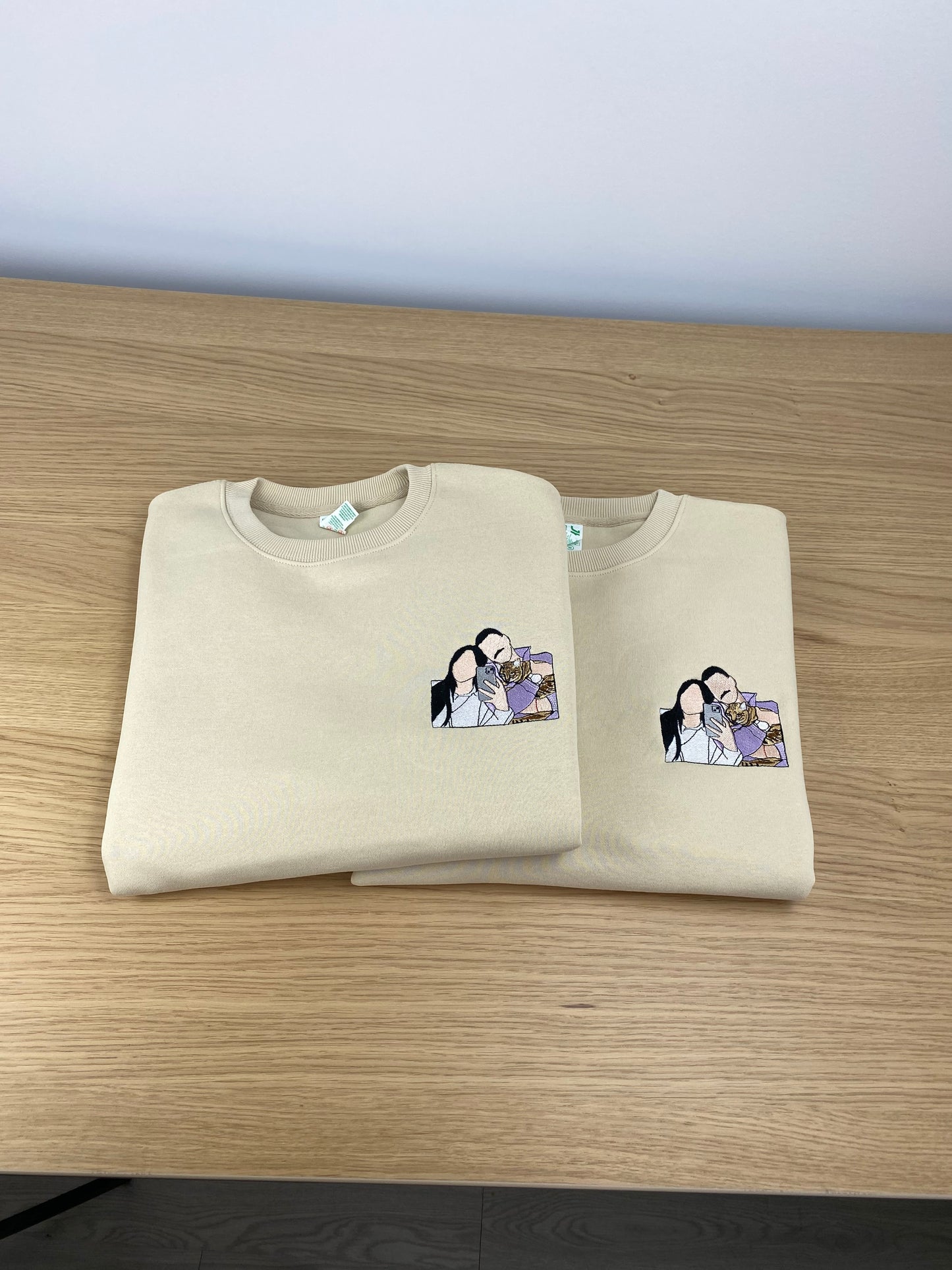 PACK 2 SUDADERAS PERSONALIZADAS CON MISMO DISEÑO